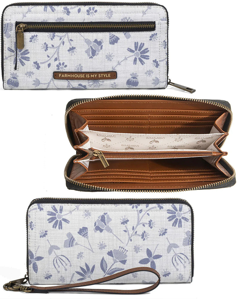 Pressed Flowers Bag and Wallet Bundle