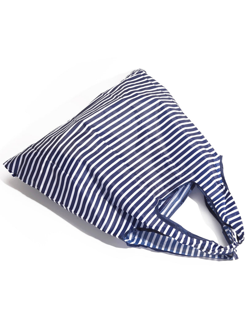 Navy Stripe Reusable Bag