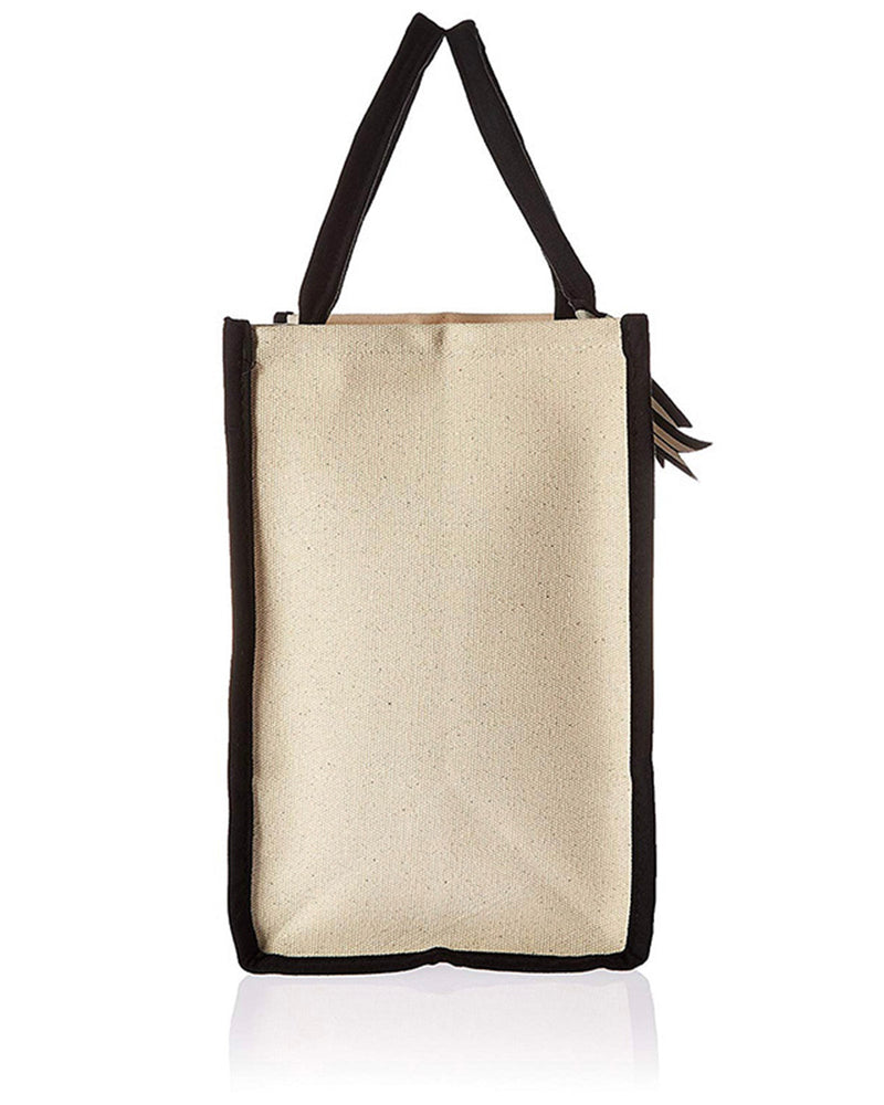 26 Letters Initial Canvas Tote Bag