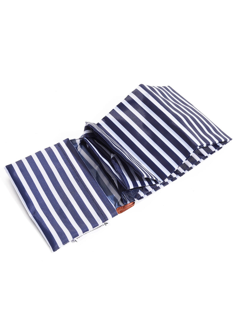 Navy Stripe Reusable Bag