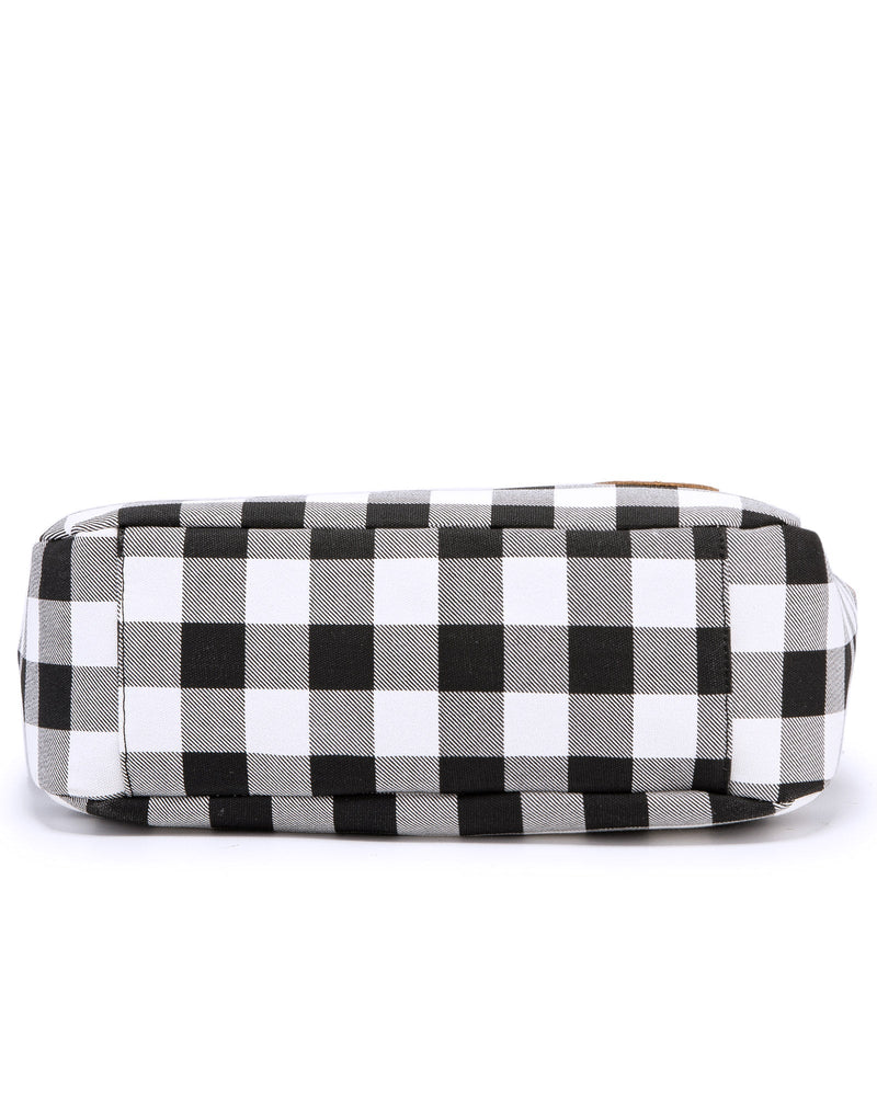 White Check Luxe Bag *BEST SELLER*