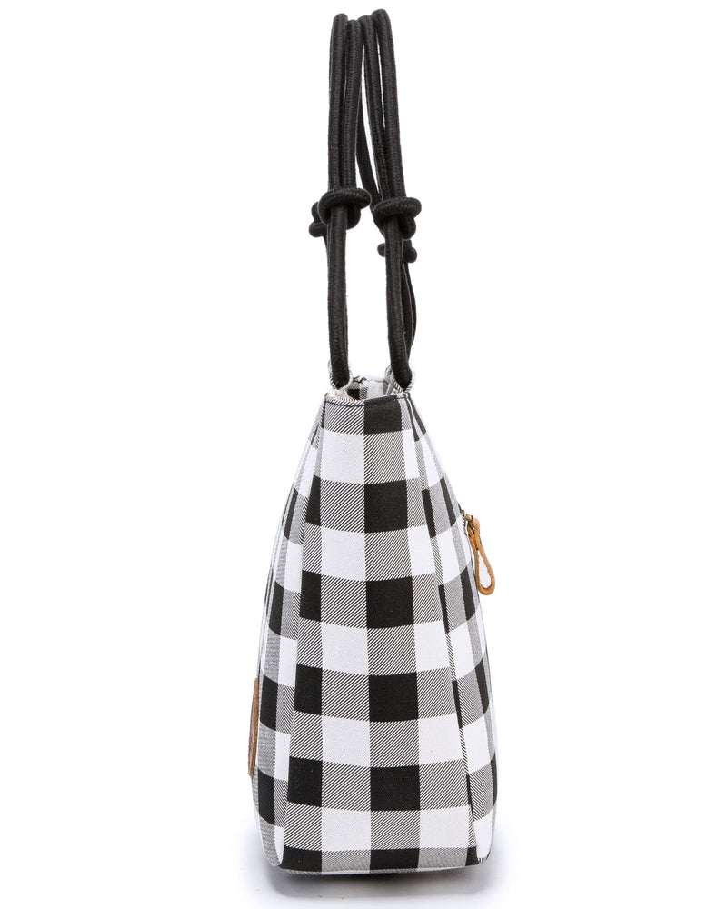 White Check Luxe Bag *BEST SELLER*