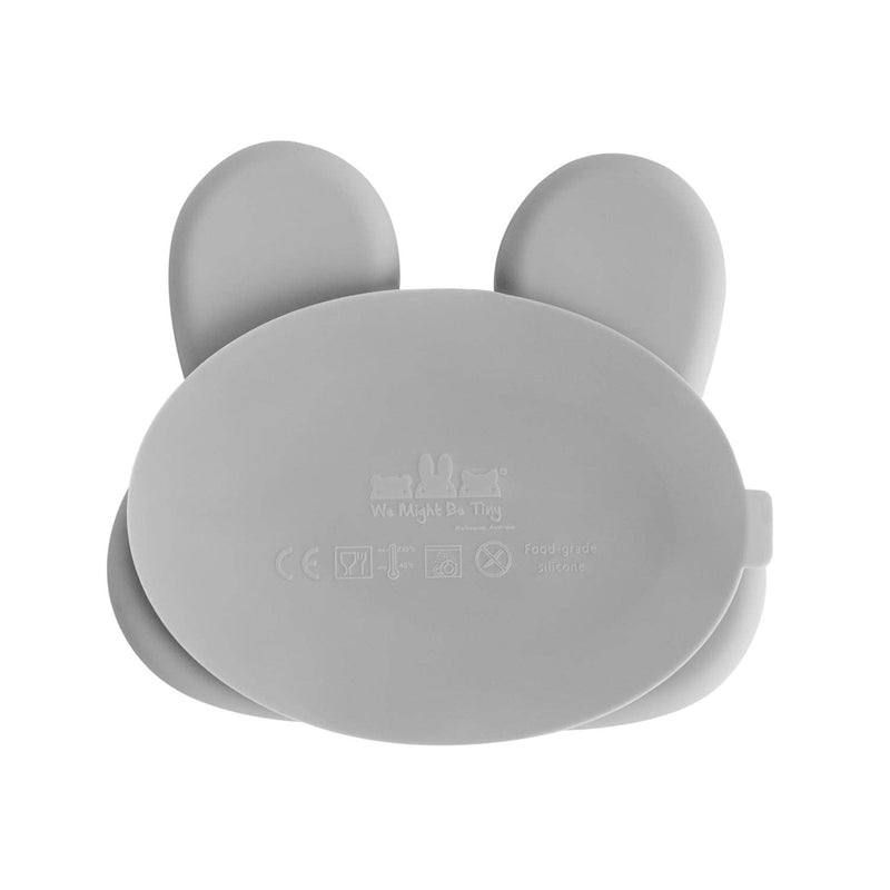 Bunny Stickie® Plate - Grey