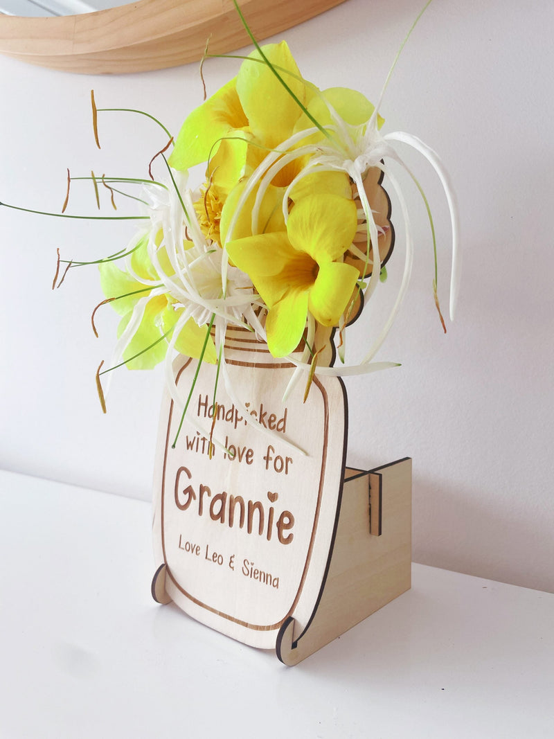 Flowers Jar Sign