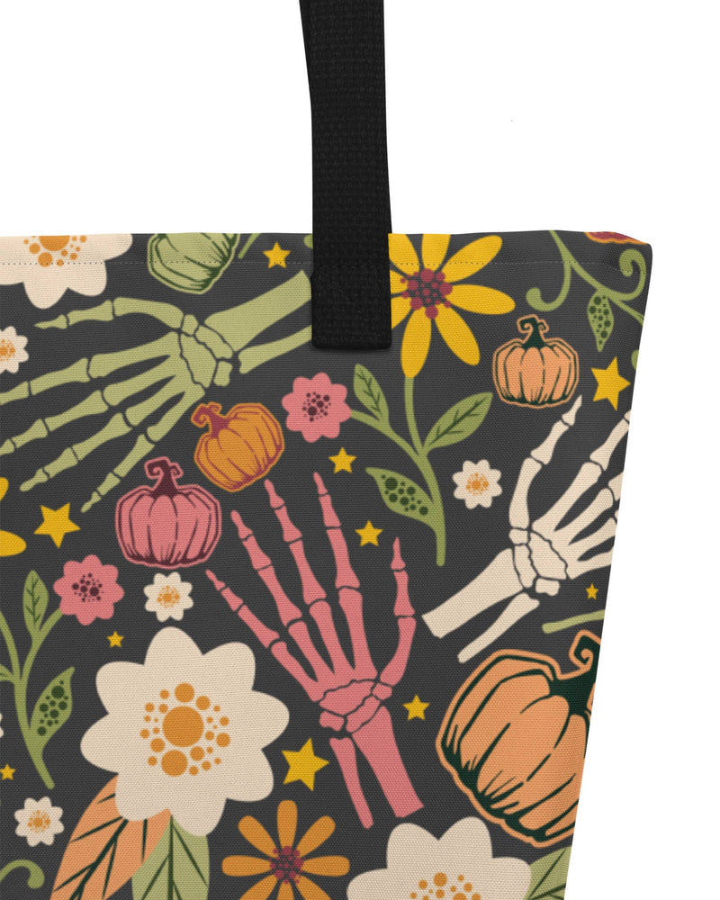 Bony Bouquet Open Tote Bag