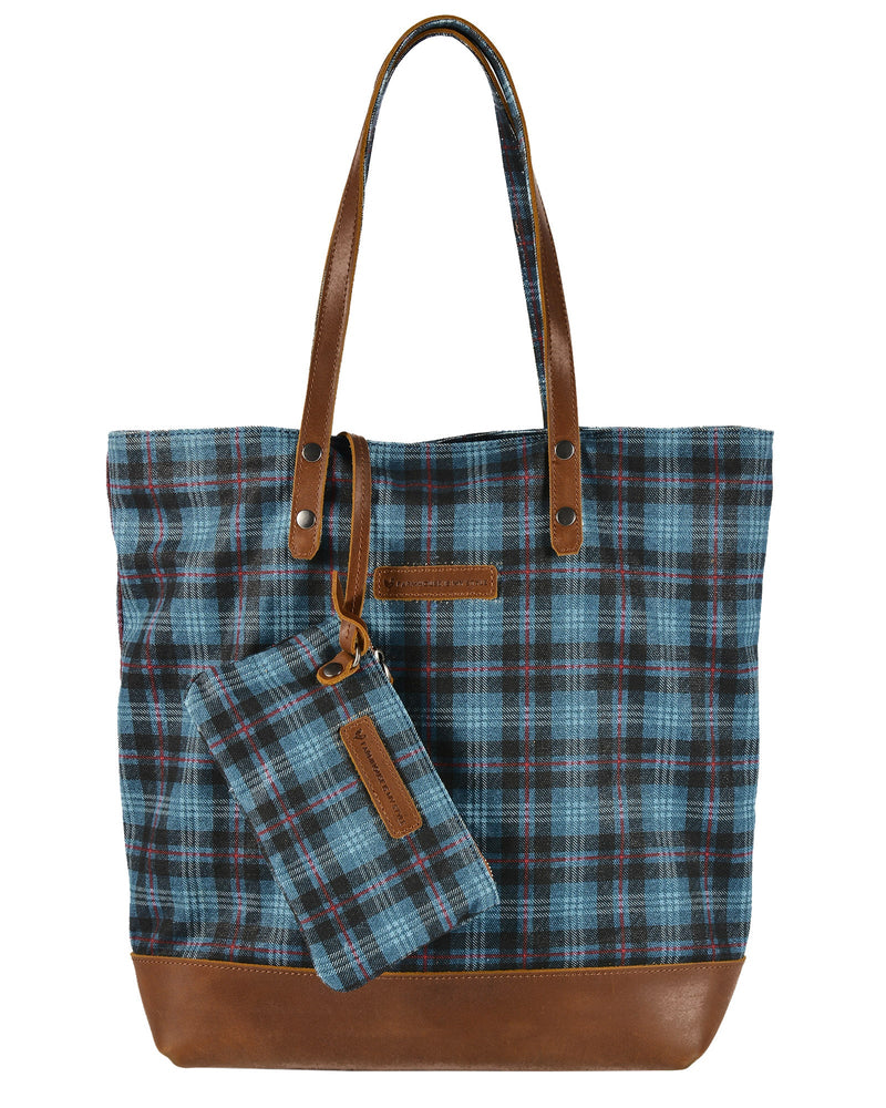 Campfire Plaid Tote Bag