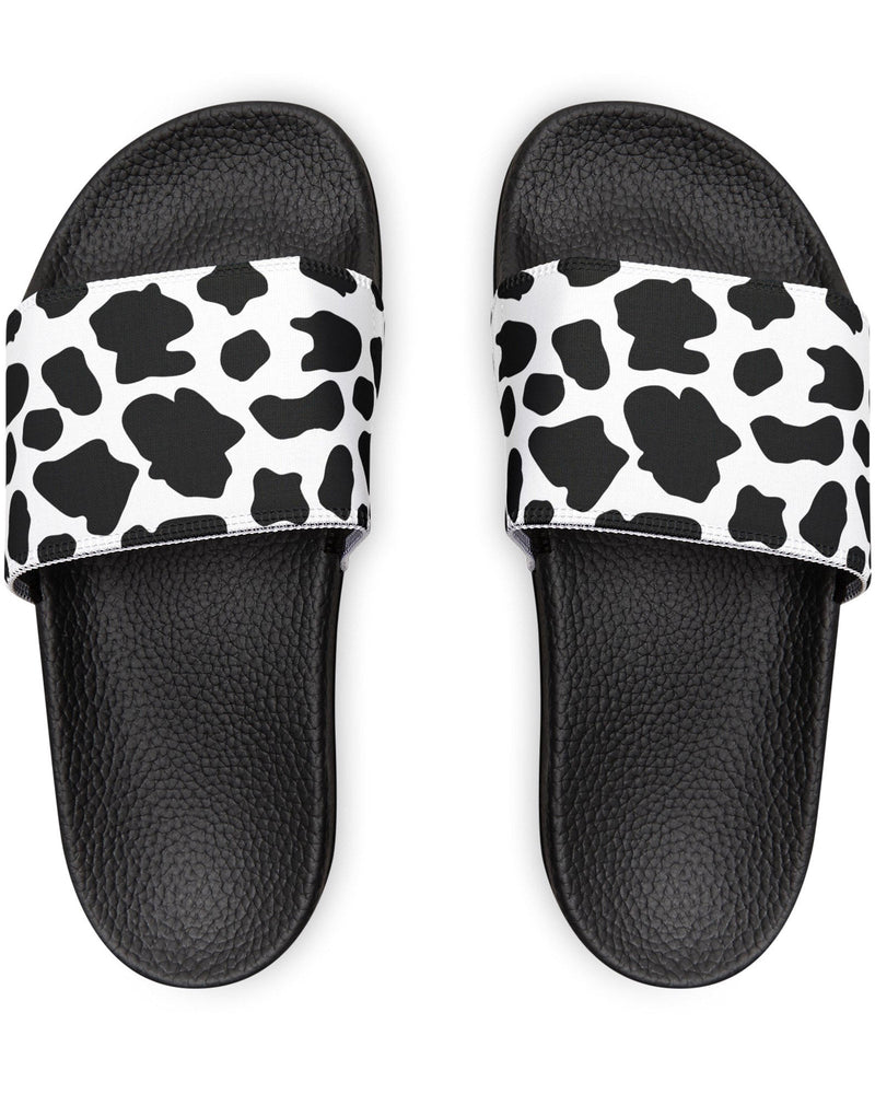 Cowhide Flipside Slides