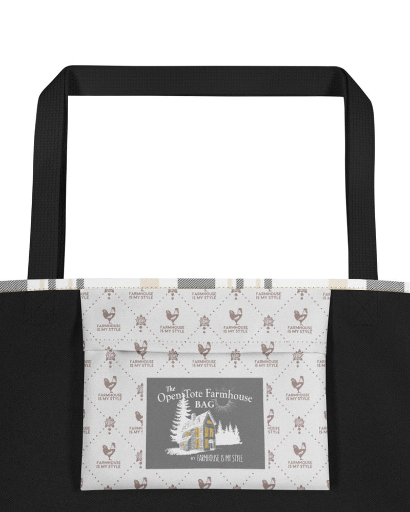 Farmers Almanac Open Tote Bag