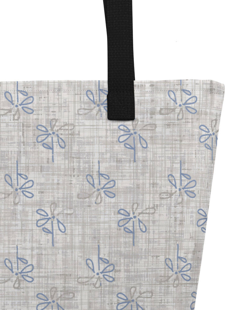 Graceful Gray Open Tote Bag