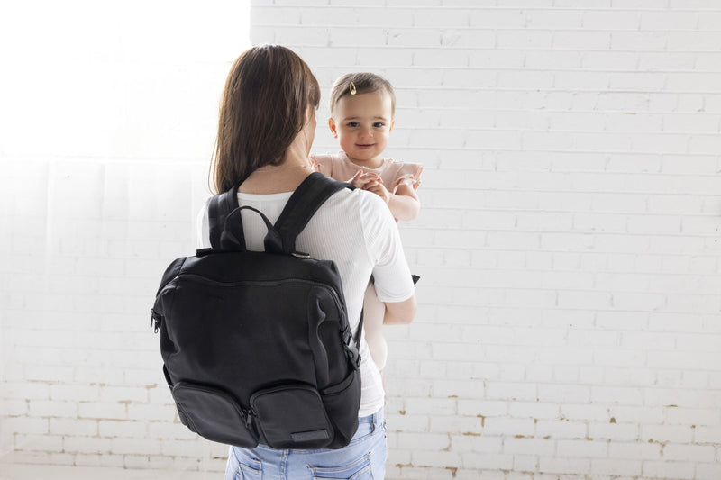 Neoprene Nappy Bag - Black FACTORY SECOND