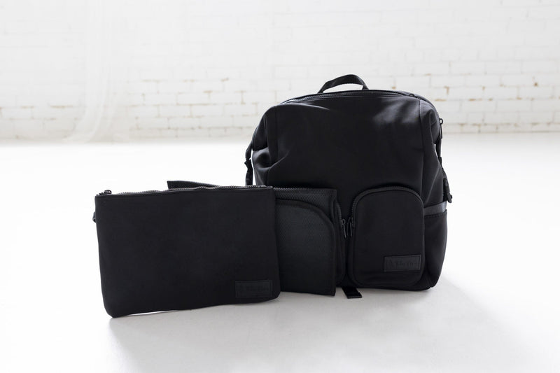 Neoprene Nappy Bag - Black FACTORY SECOND