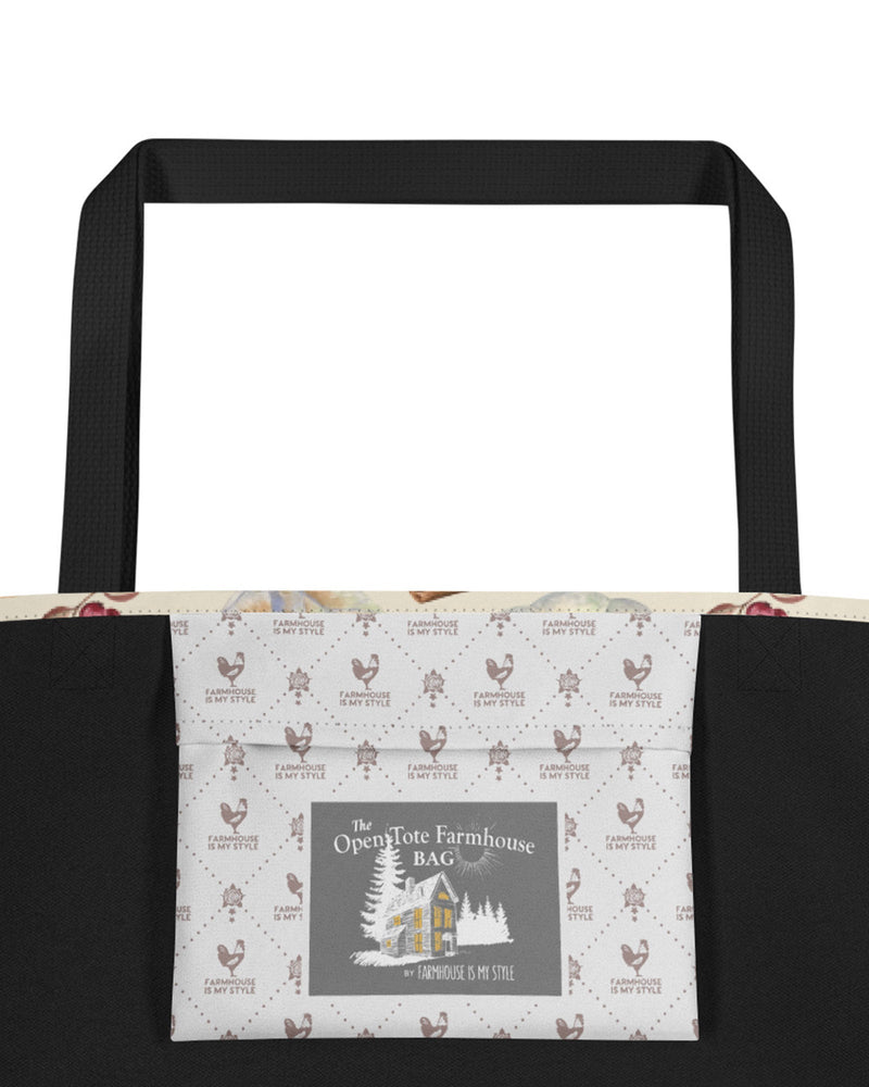 Morning Waffles Open Tote Bag