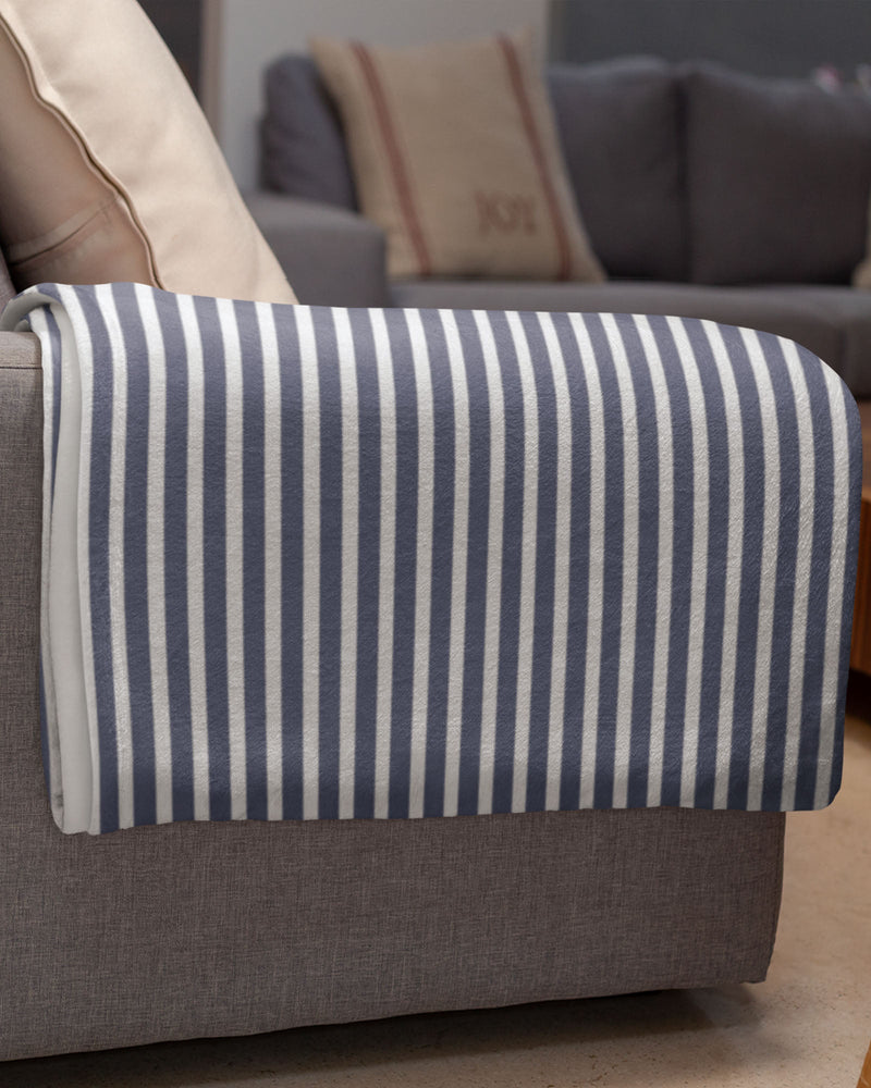 Navy Stripe Bonfire Blanket