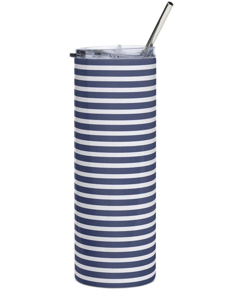 Navy Stripe Luxe Cabin Cup