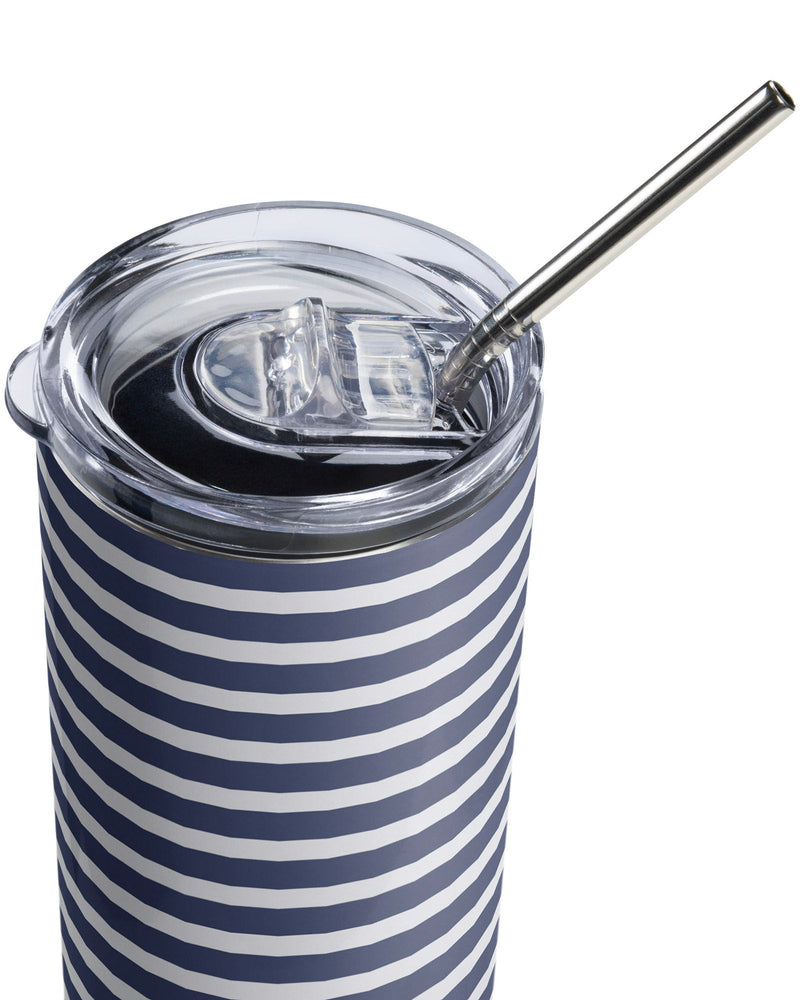 Navy Stripe Luxe Cabin Cup