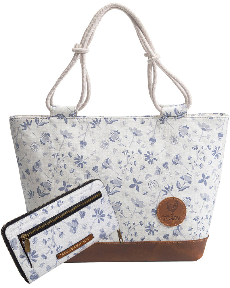 Pressed Flowers Bag and Wallet Bundle