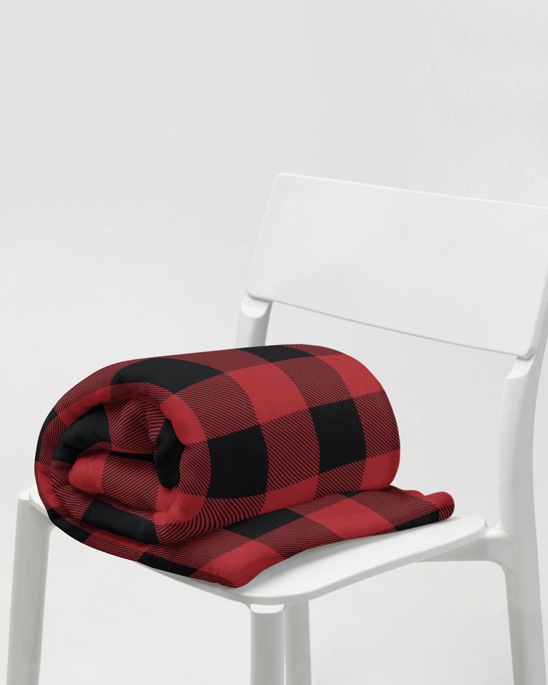 Red Buffalo Check Bonfire Blanket