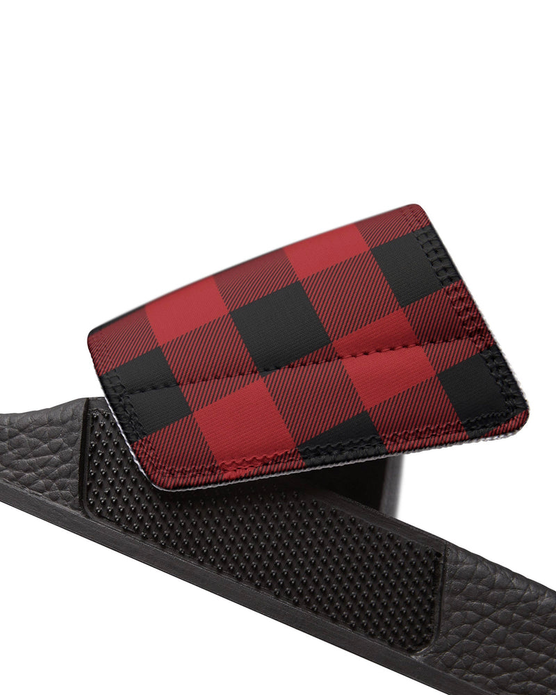 Red Check Flipside Slides