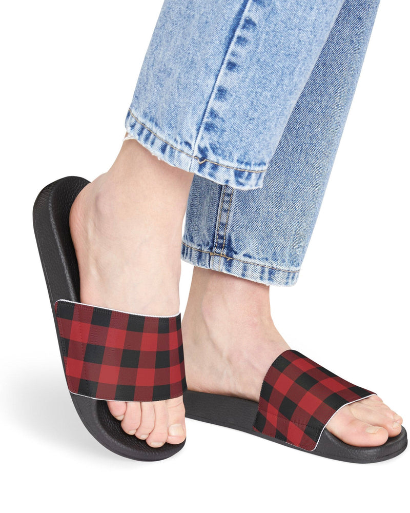 Red Check Flipside Slides