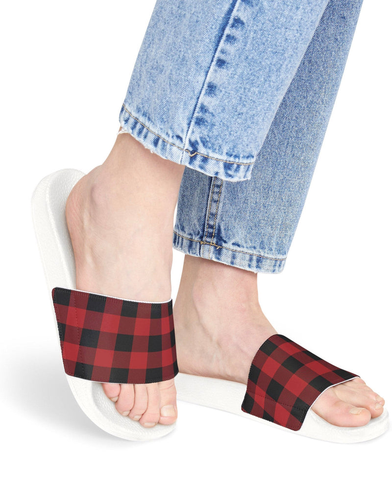 Red Check Flipside Slides