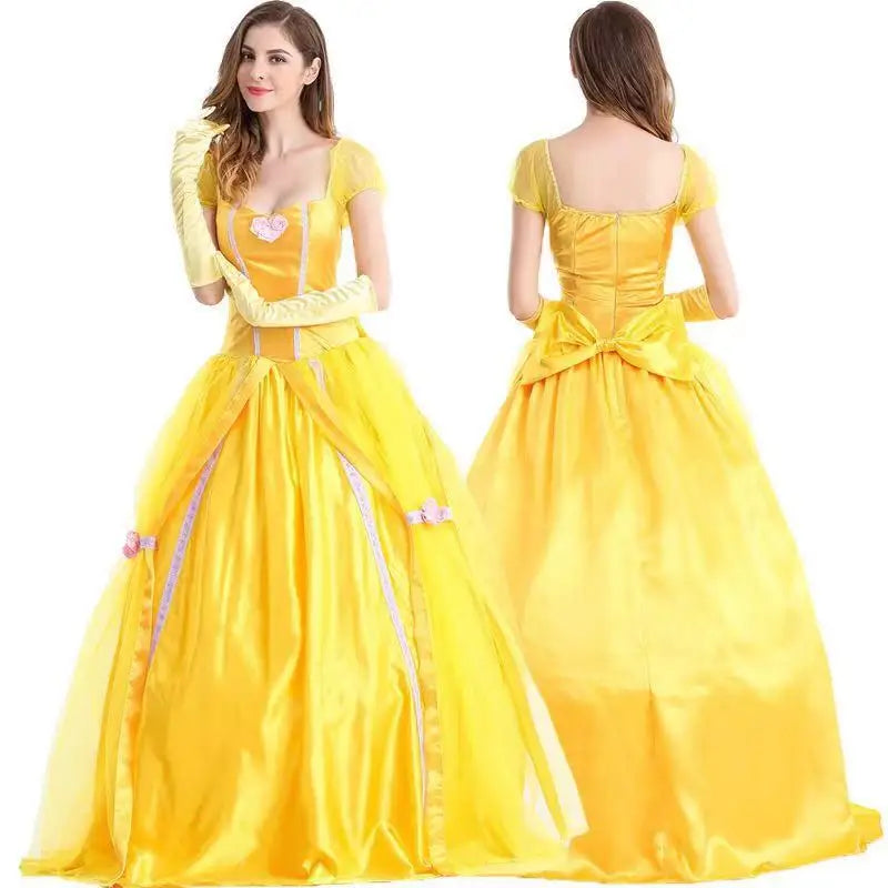 Anime clothing Adult Cosplay Dress Cinderella Costume Snow White Princess Dress Stage clothes Halloween Fancy Dress Ball Gown