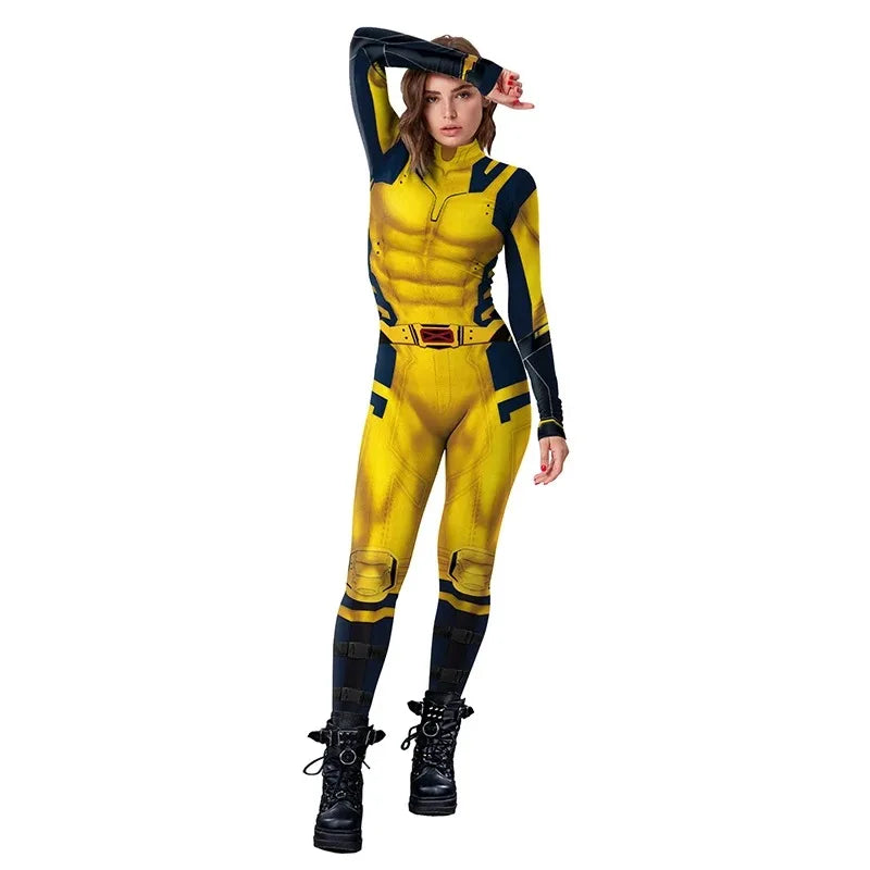 Superhero Wolverine Deadpool Cosplay Jumpsuit Wolverine Cosplay Costume Men Women Zenti James Howlett Halloween Party Bodysuit