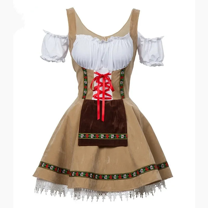 Male Woman Oktoberfest Costume Traditional Couple German Bavarian Beer Festival Outfit Cosplay Halloween Carnival Party Clothes