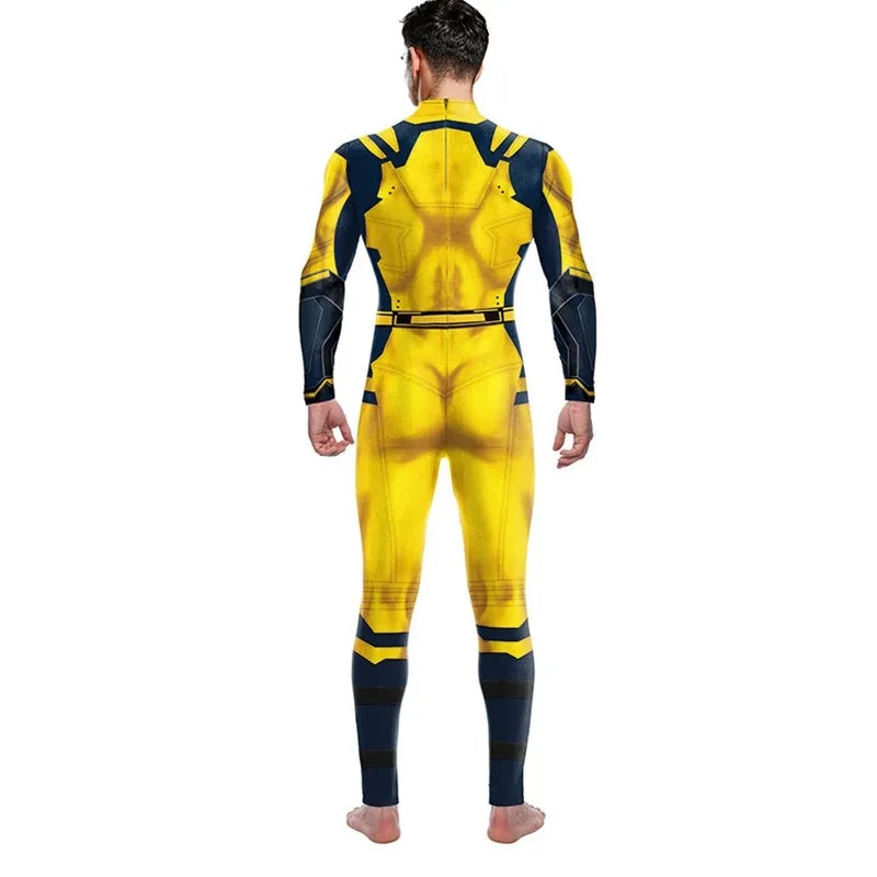 Superhero Wolverine Deadpool Cosplay Jumpsuit Wolverine Cosplay Costume Men Women Zenti James Howlett Halloween Party Bodysuit