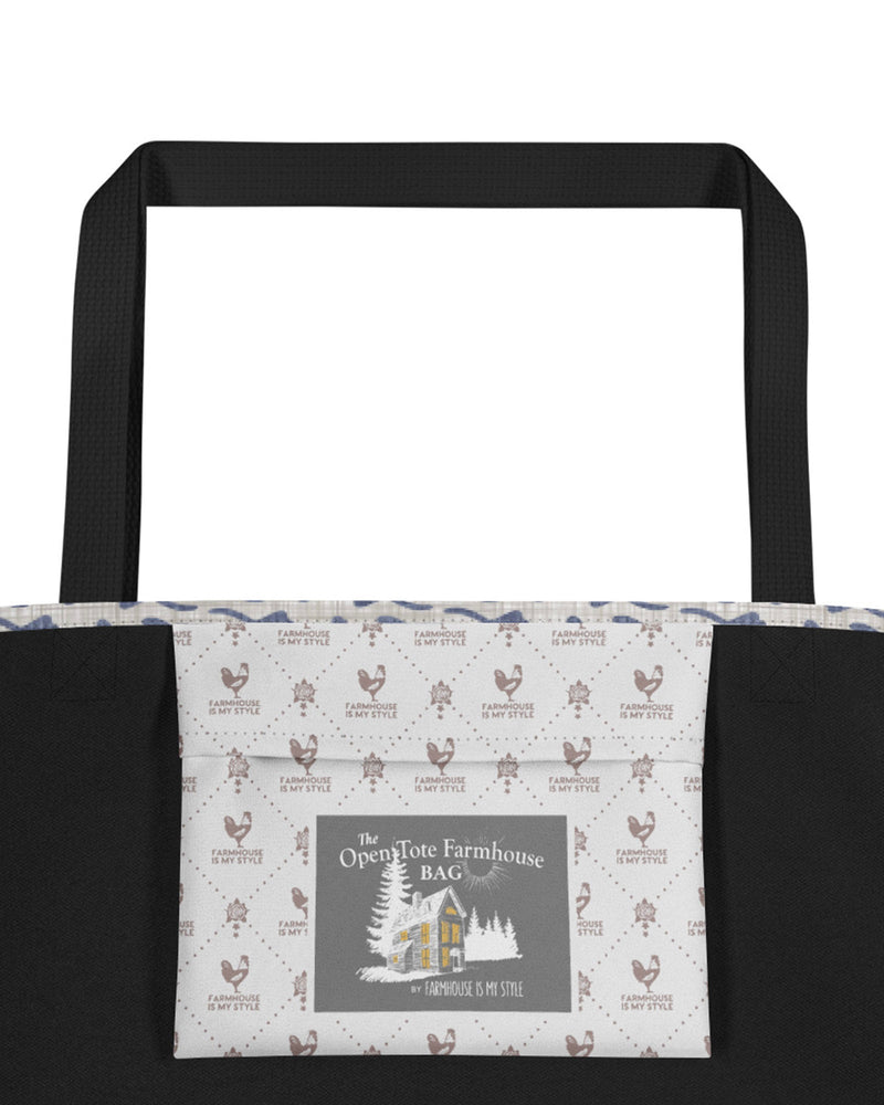 Tea Time Open Tote Bag