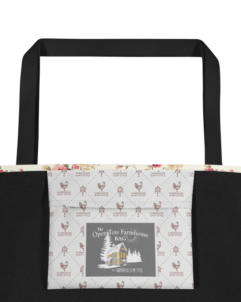 Victorian Farmhouse Open Tote Bag