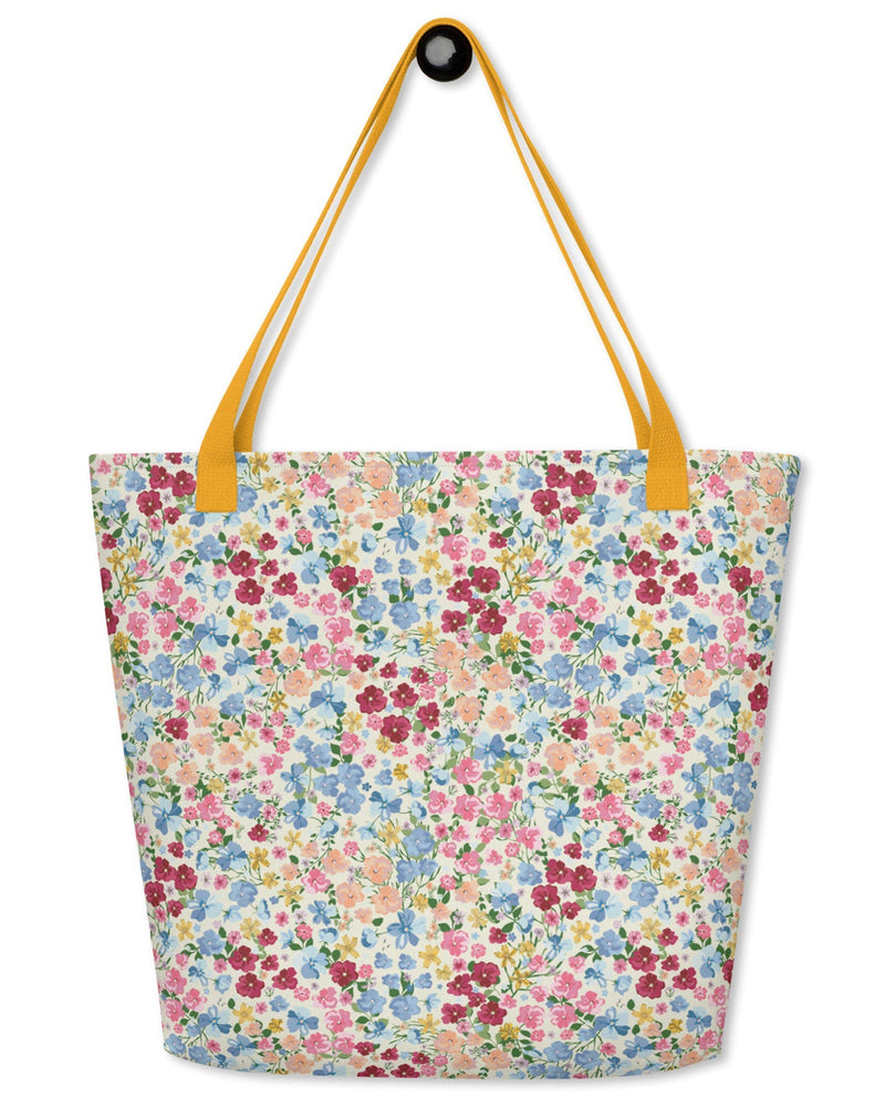 Vintage Garden Open Tote Bag