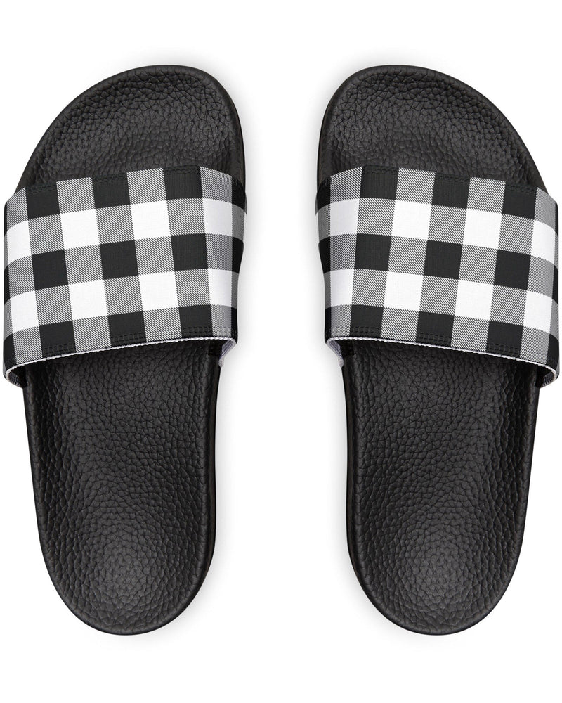 White Check Flipside Slides