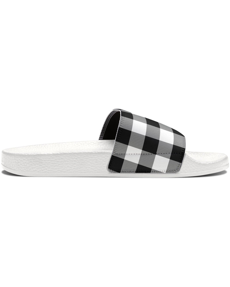 White Check Flipside Slides