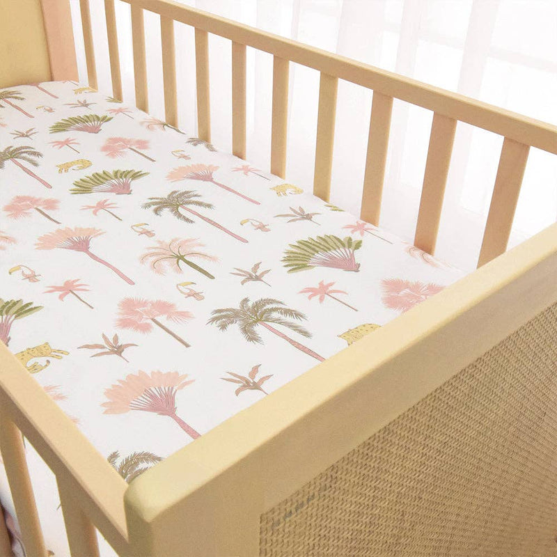 4-piece Nursery Set - Tropical Mia + Free matching decal set