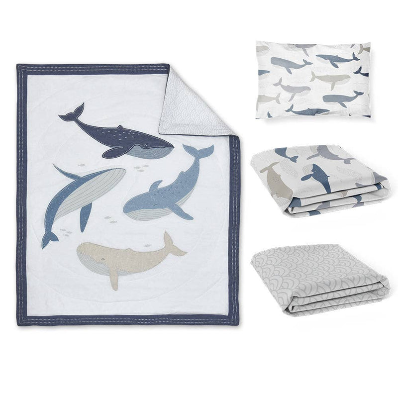 4-piece Nursery Set - Oceania + Free matching decal set