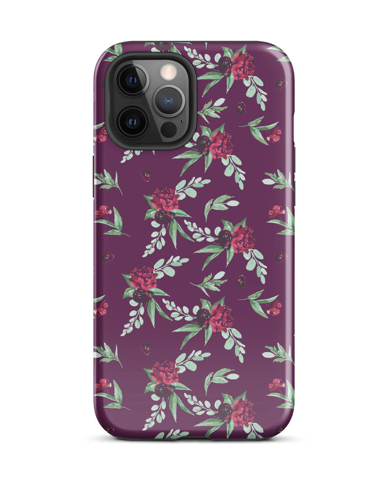 Cranberry Floral Cabin Case for iPhone®