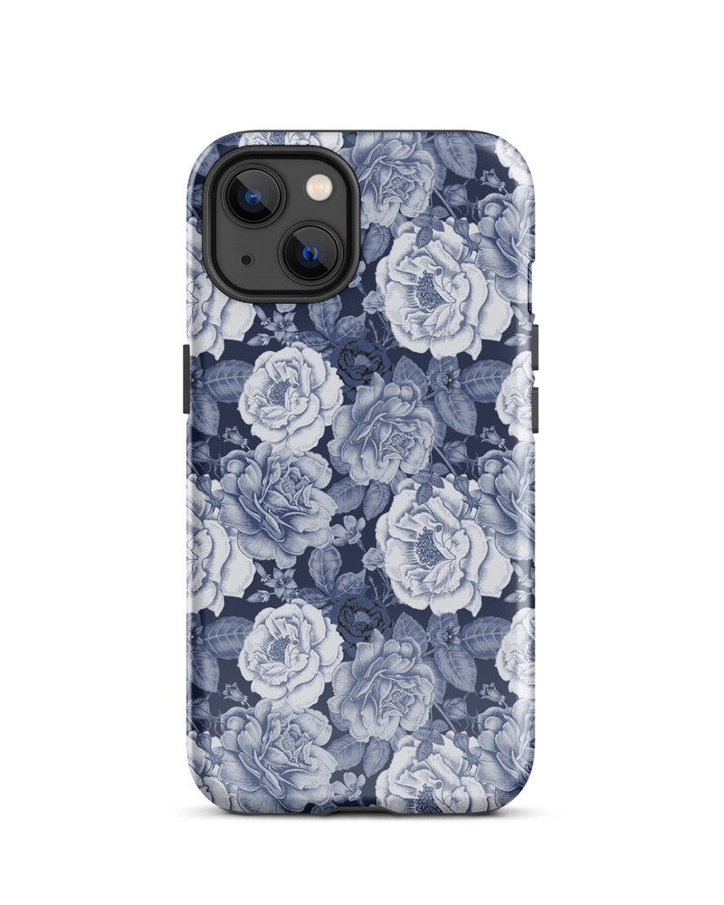 Denim Floral Cabin Case for iPhone®