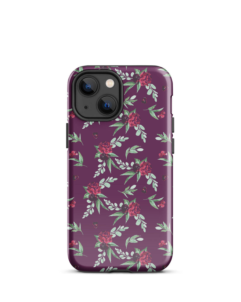 Cranberry Floral Cabin Case for iPhone®