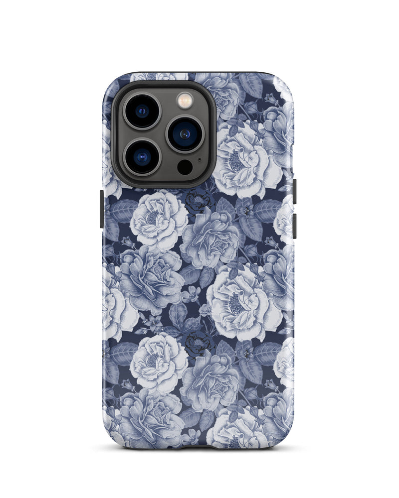 Denim Floral Cabin Case for iPhone®