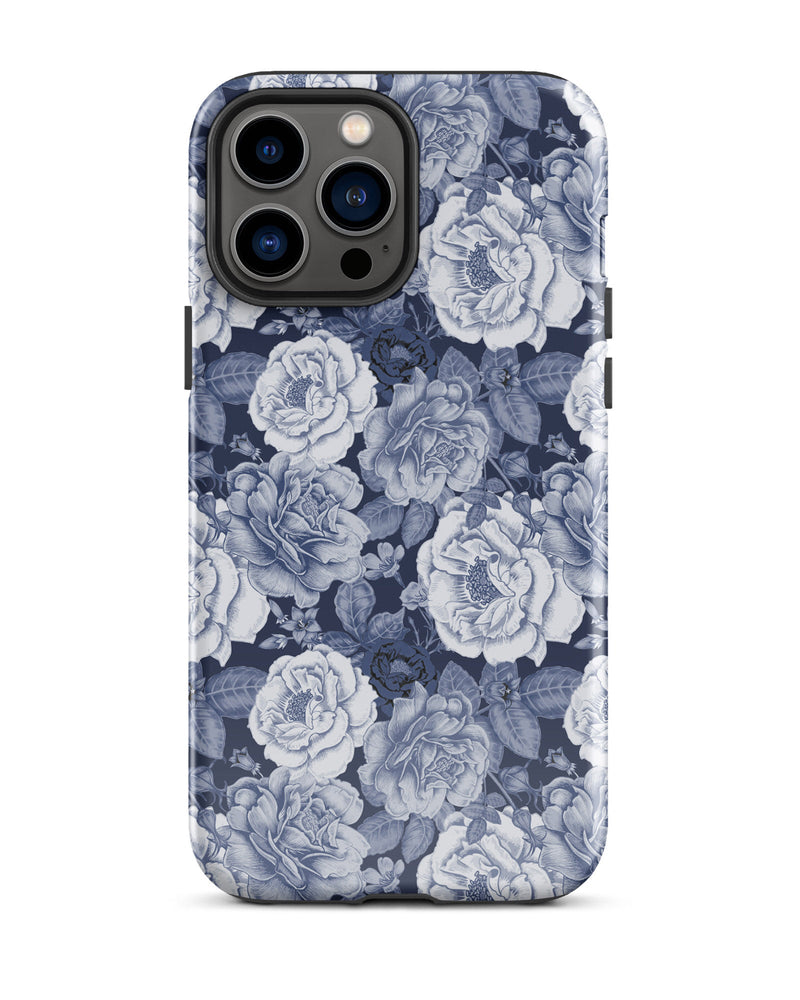 Denim Floral Cabin Case for iPhone®