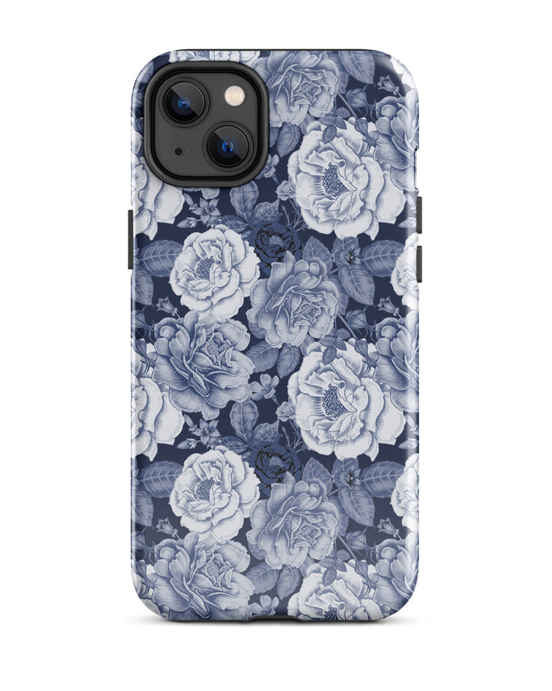 Denim Floral Cabin Case for iPhone®