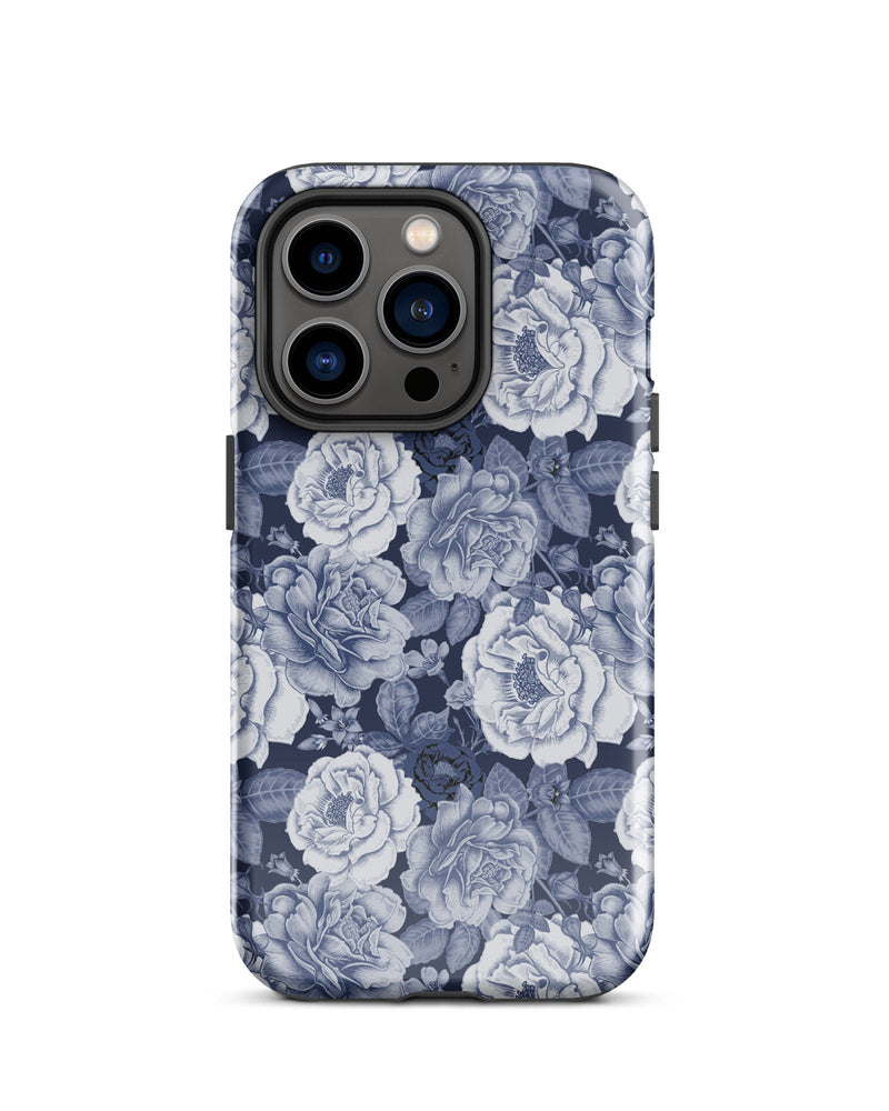 Denim Floral Cabin Case for iPhone®