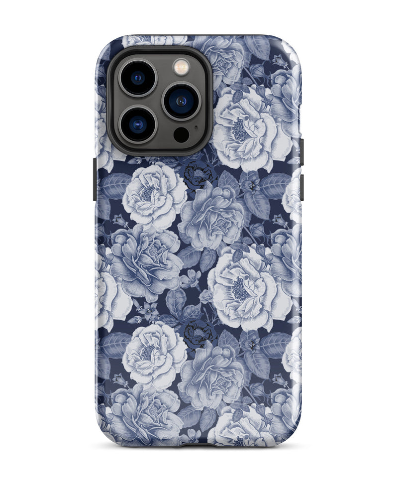 Denim Floral Cabin Case for iPhone®