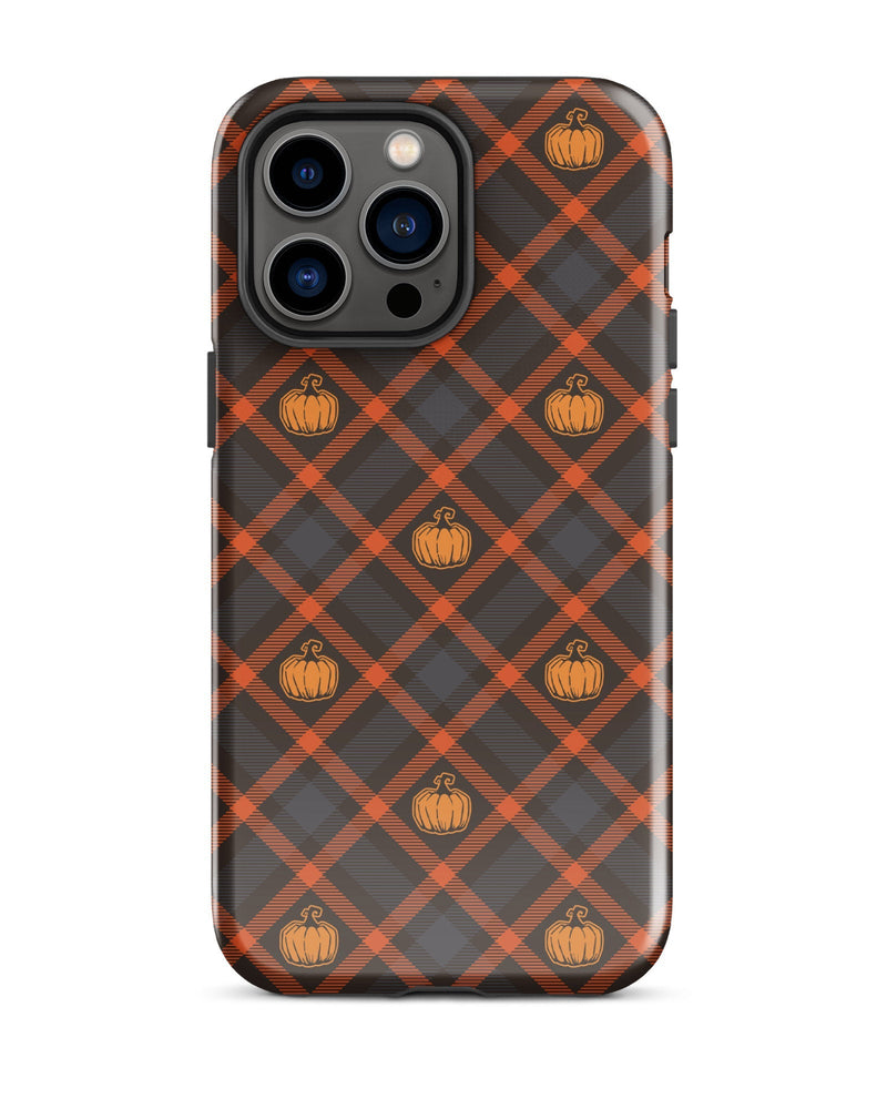 Pumpkin Plaid Cabin Case for iPhone®