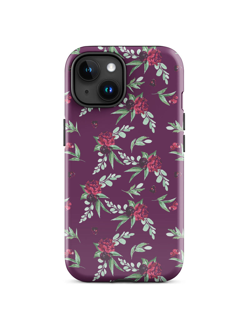 Cranberry Floral Cabin Case for iPhone®