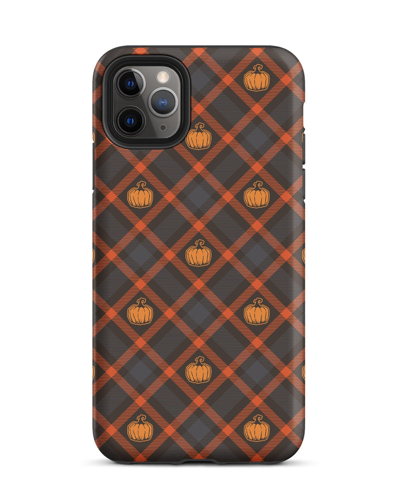 Pumpkin Plaid Cabin Case for iPhone®