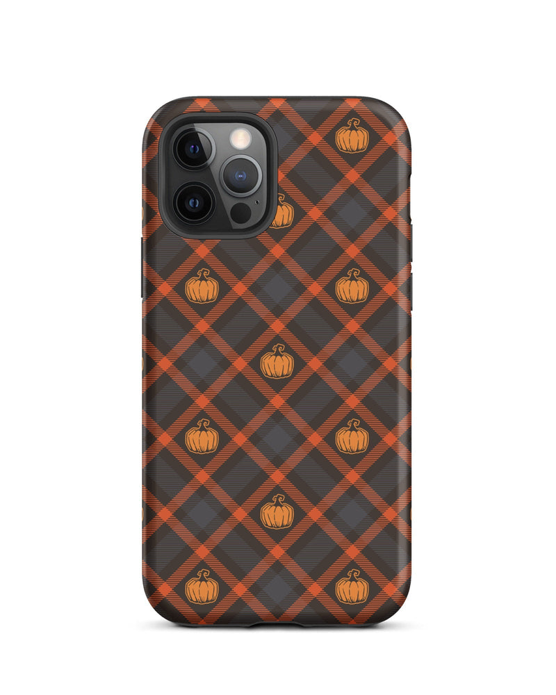 Pumpkin Plaid Cabin Case for iPhone®