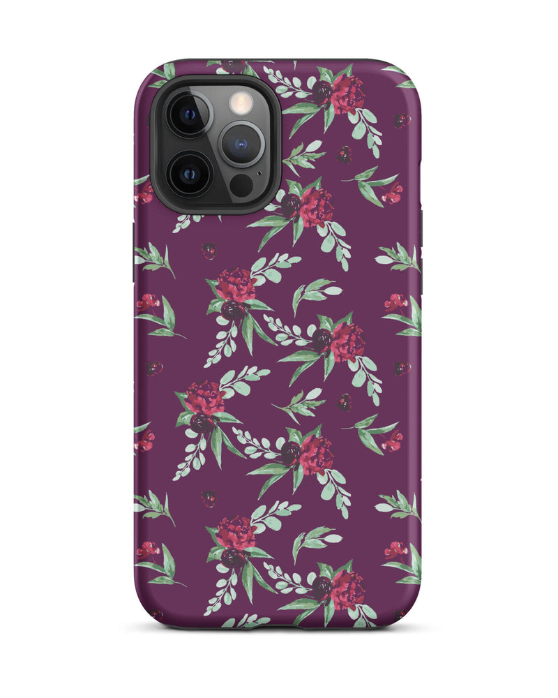 Cranberry Floral Cabin Case for iPhone®