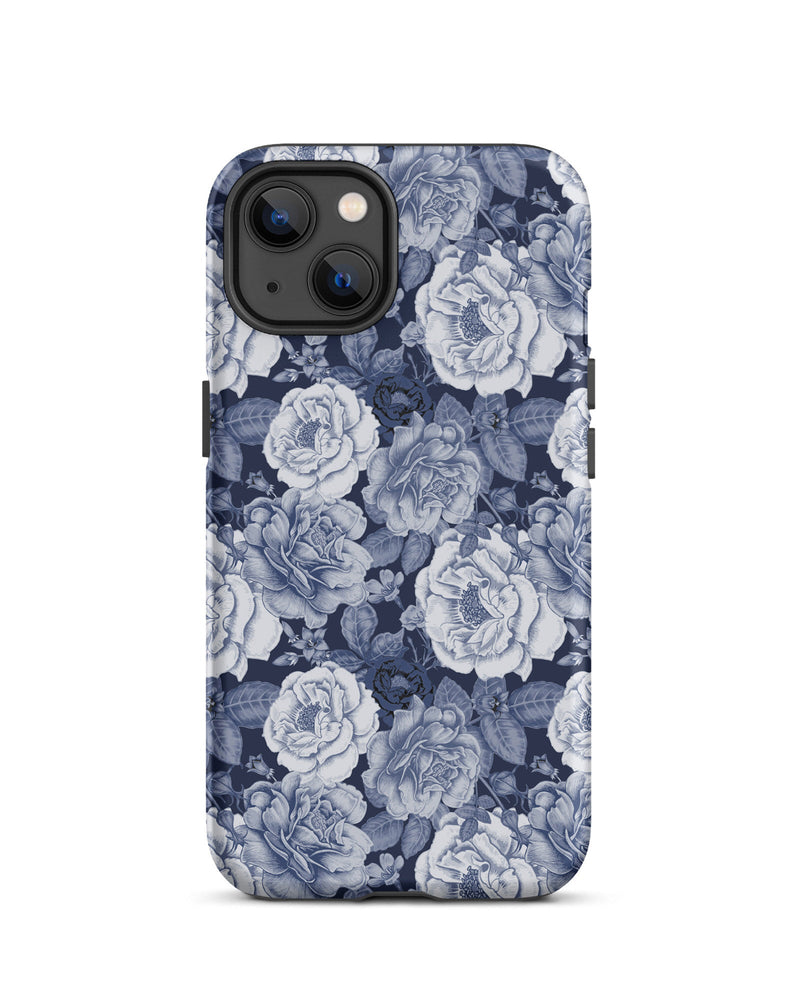 Denim Floral Cabin Case for iPhone®