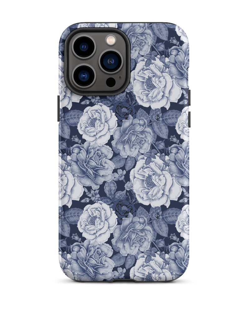 Denim Floral Cabin Case for iPhone®